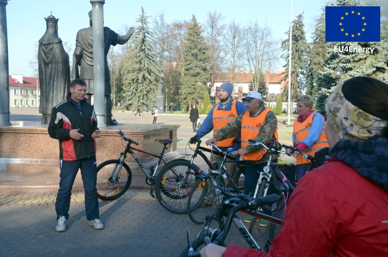 Открытие велодорожки в Кобрине